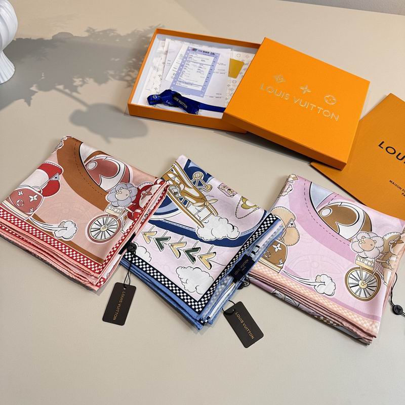 LV silk scarf hm10